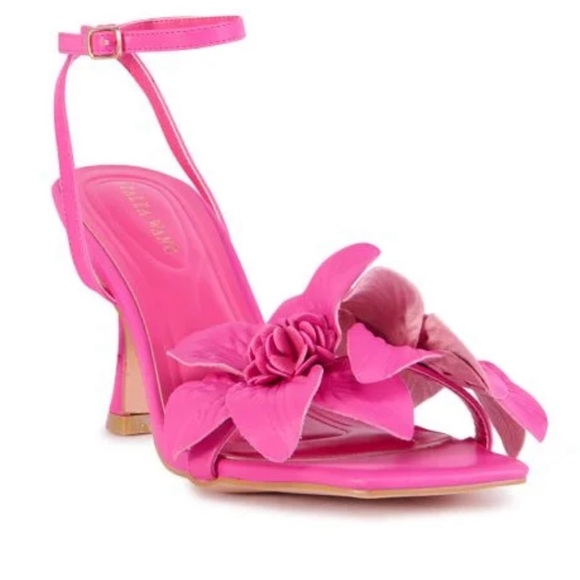 COPY - Azalea Wang Eliseo Flower Heel Sandal - Picture 3 of 5